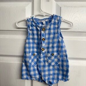 Blue Checkered Kids bubble
